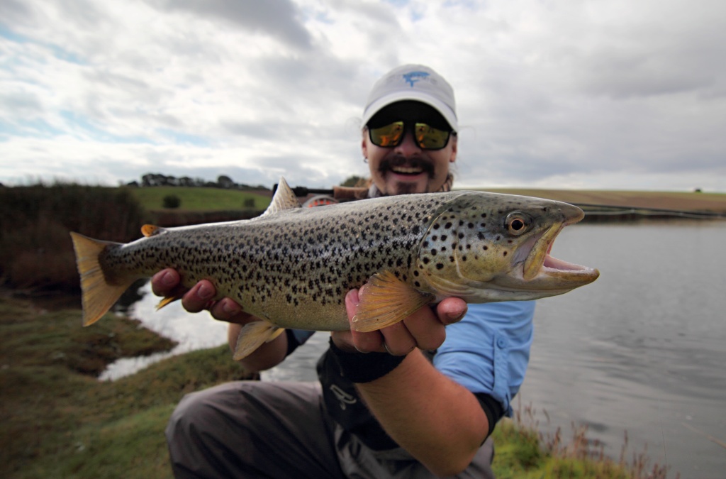 Beautiful colored big sea trout from the bay. See you! ;-) Ale�