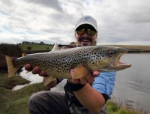 Beautiful colored big sea trout from the bay. See you! ;-) Aleš