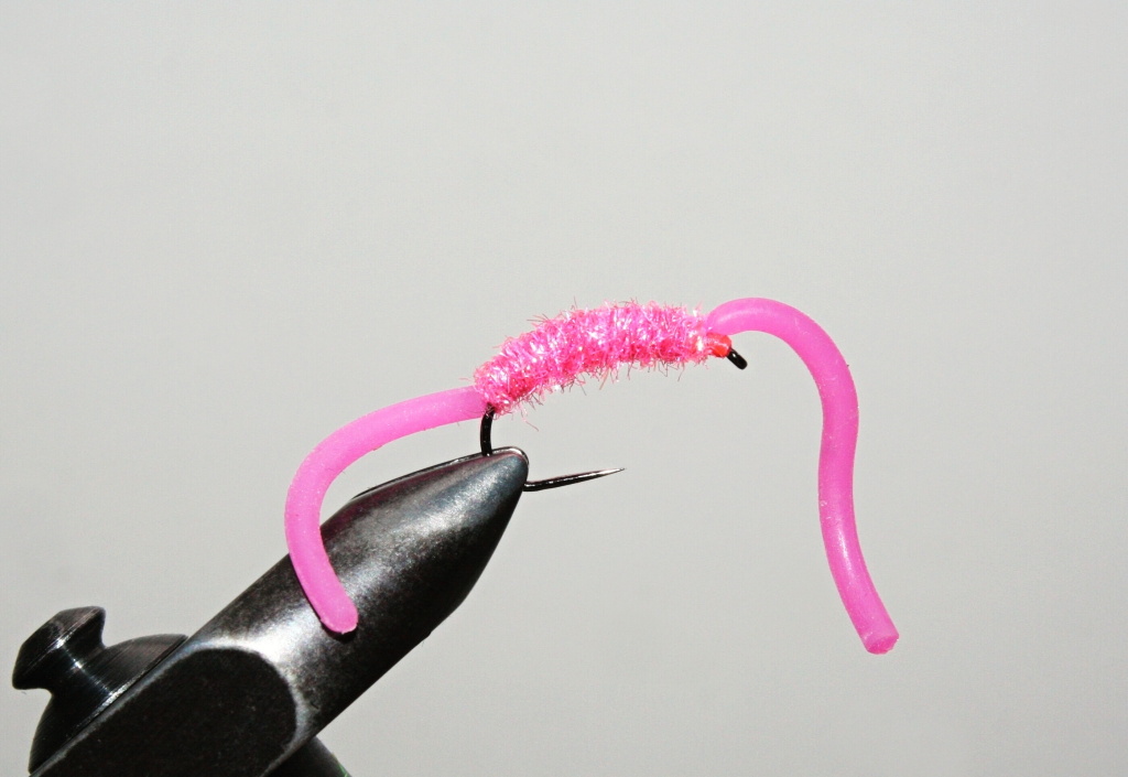Hot Pink Worm Leaded - Great pattern for grayling and stocked rainbows
