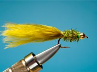 Fly tying Olive Tadpole