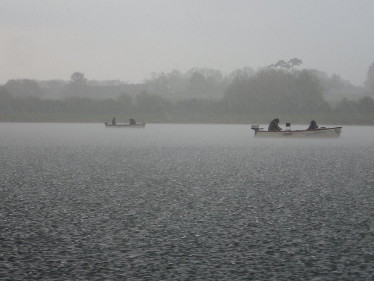 Rain at Pitsford Water