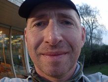 Author testing the fish eye function