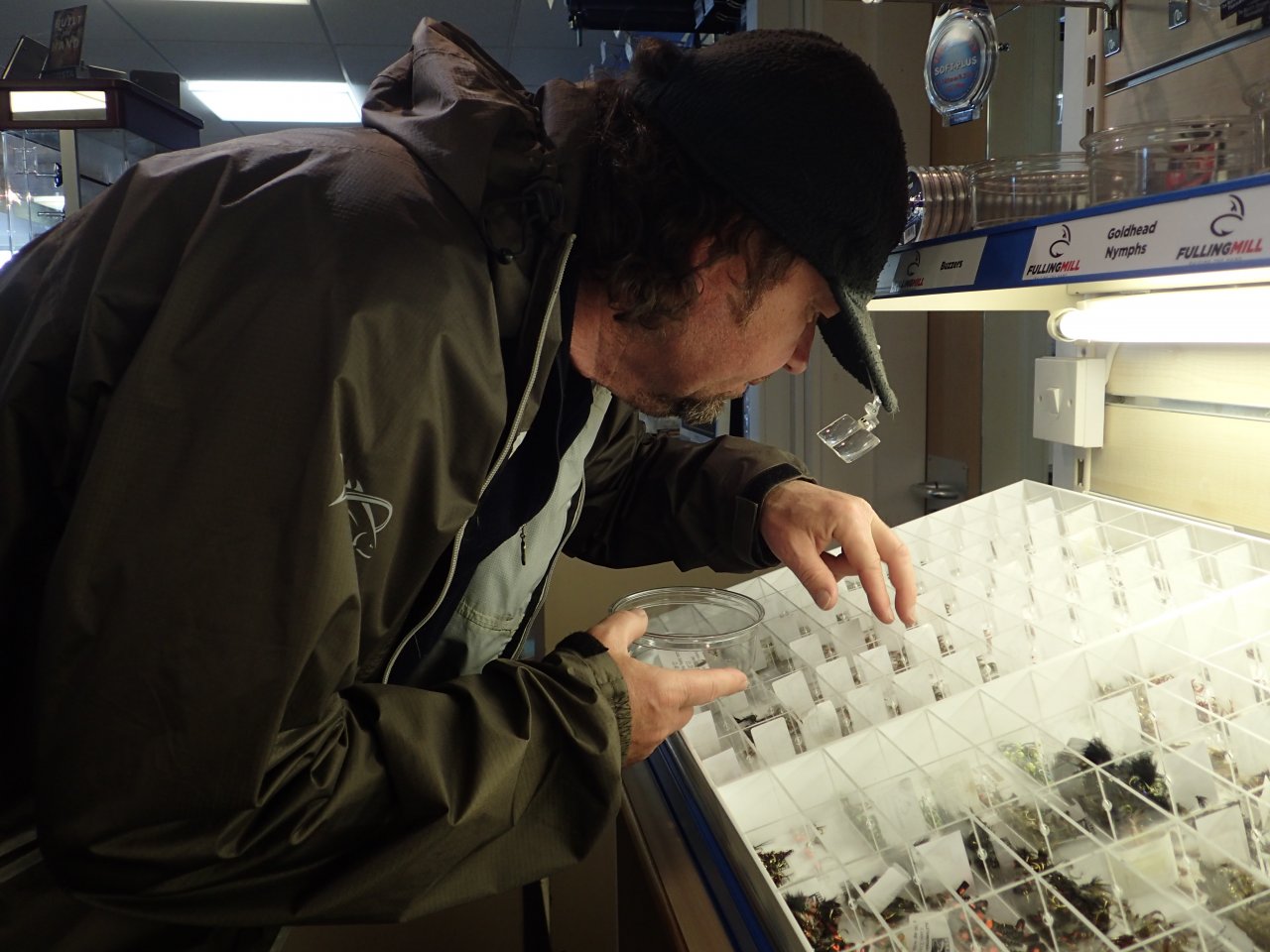 Filling the boxes in the lodge