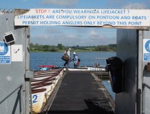 Just before the departure to fly fish Pitsford