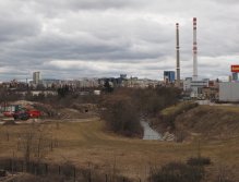 Výtok z kanálu u Michle