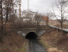 Vtok do kanálu u Plynáren