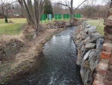 Průtok golfovým hřištěm