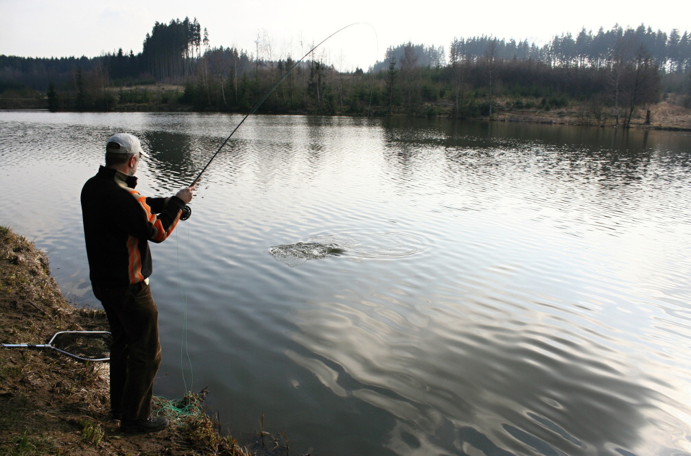 Part II. Strike in a second & fight with a nice fish!