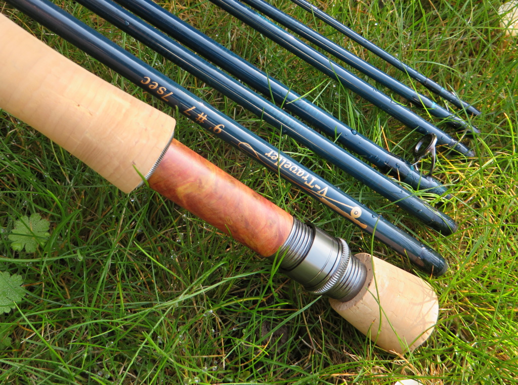 Nice burl wood reel seat and great cork used for the handle.