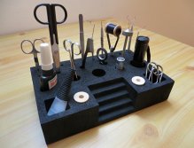 Foam Fly Tying Tool Station - Ultralight but very practical organiser for all your fly tying tools!