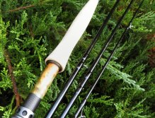 Beautiful wooden reel seat and hight quality cork handle!