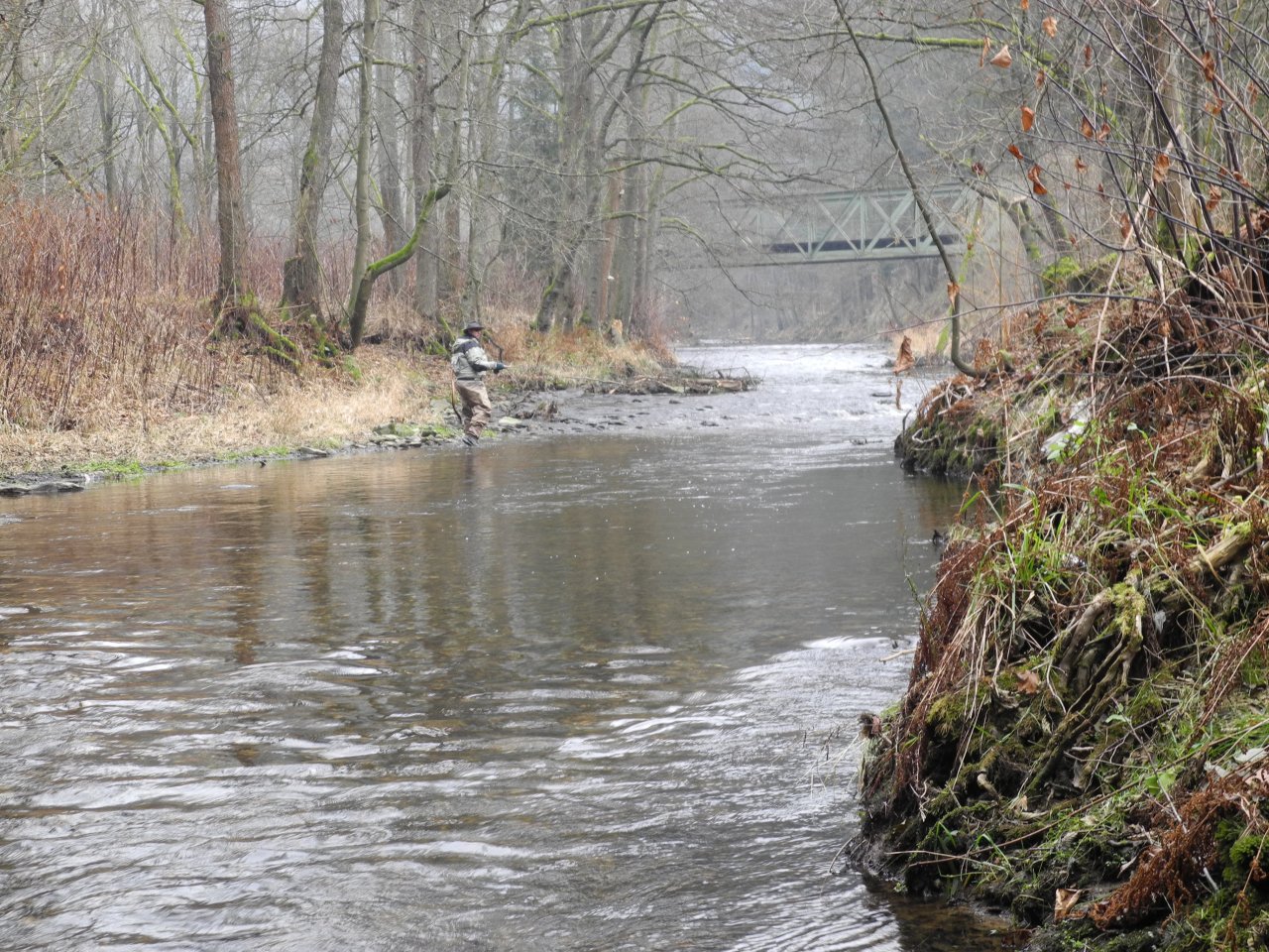 Fishing the nice pool