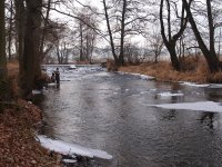 Winer fly fishing - Blanice river