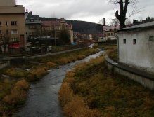 Svatava river in Kraslice