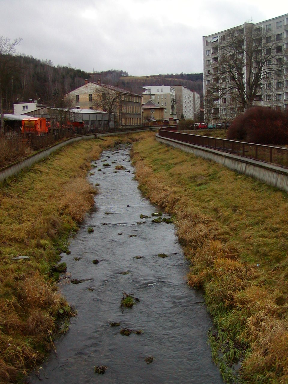Svatava river in Kraslice