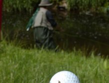 Golf club just nearby the river