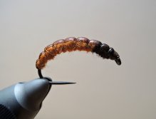 AR Rusty Orange Slim Czech Nymph