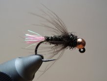 AR Dark Peacock Fluffy Jig