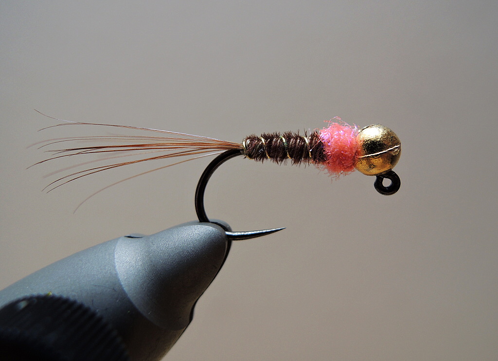 AR Hot Pink Thorax French Nymph