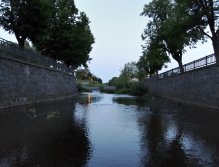 A popular part of river with many small currents, retreats and shallow pools ending with a sluice with many fish surprises