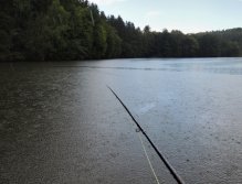 A summer showers are always welcome. Changing weather often awakens apathetic fish, as it often changes conditions that can have a positive effect on fish activity. Or not, but it must always be counted during summer fishing on the lake! ;-)