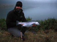 Fly Fishing For Trout On Czech Small Stillwaters