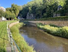 Teplá river in Karlovy Vary