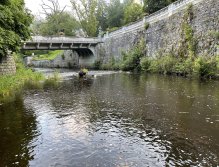 Teplá river in Karlovy Vary