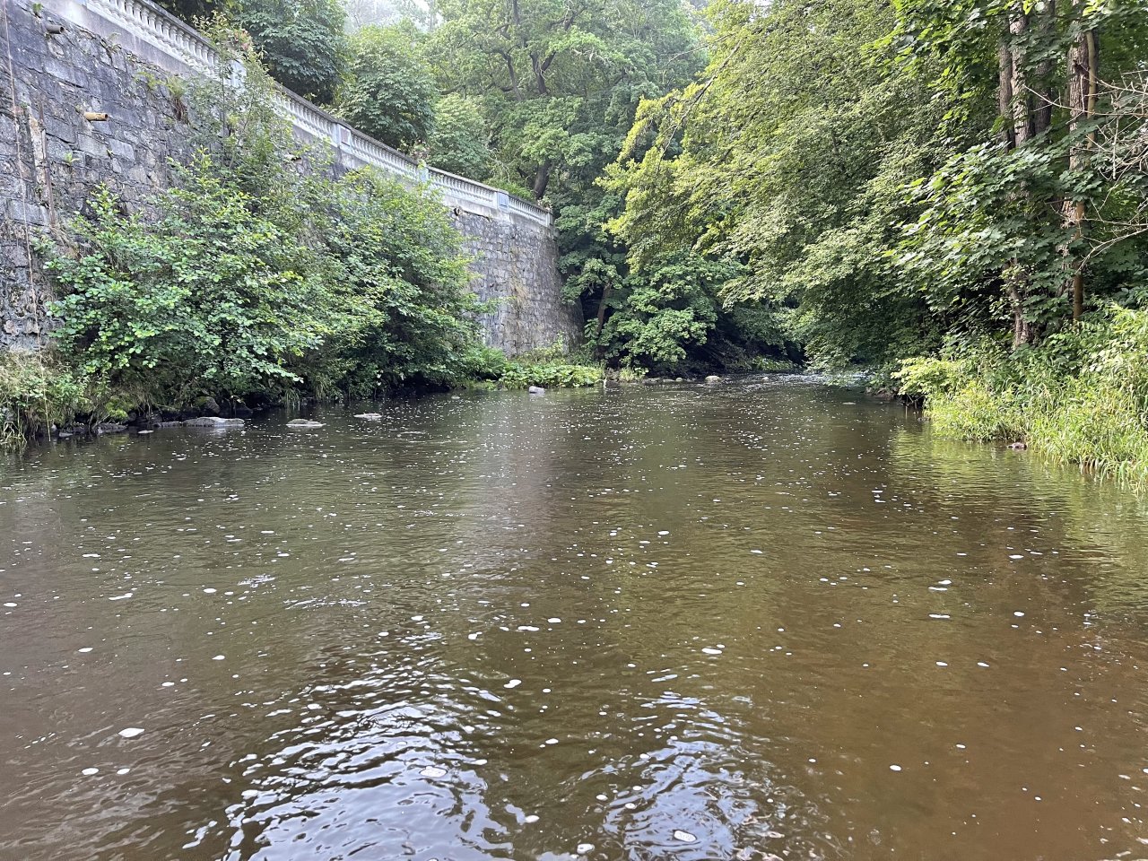 Tepl� river in Karlovy Vary