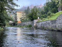 Teplá river in Karlovy Vary
