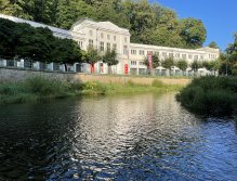 Teplá river in Karlovy Vary