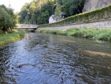 Teplá river in Karlovy Vary