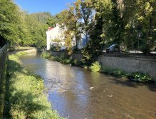 Teplá river in Karlovy Vary