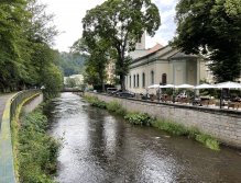 Teplá river in Karlovy Vary