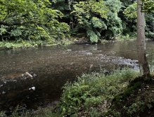 Teplá river in Karlovy Vary