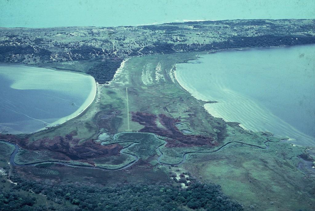 Channel between two of the largest lakes at Kosi Bay