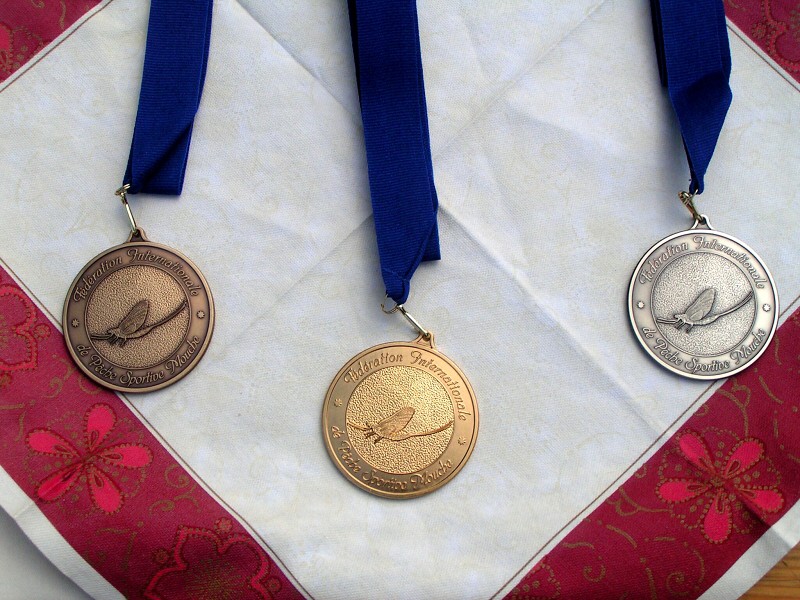 Medals for individual winners