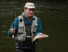 Another trout that could not resist Jiři's fly