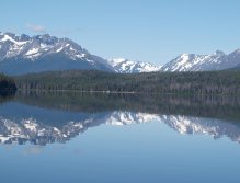 Calm and beautiful on Eutsuk lake