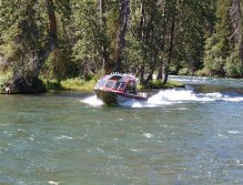 The Jetboat Running the Redfern River