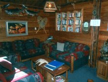 Inside the main lodge