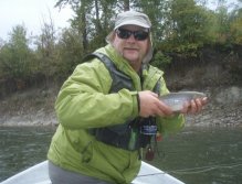 A small reward on a dry fly