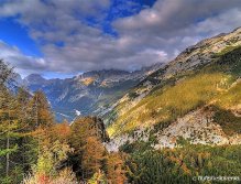 View on the Soča - Trenta valey