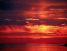 Sunset over Newfoundland