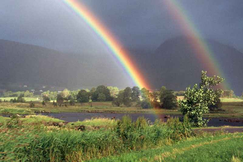 Double rainbow, Molde Norway