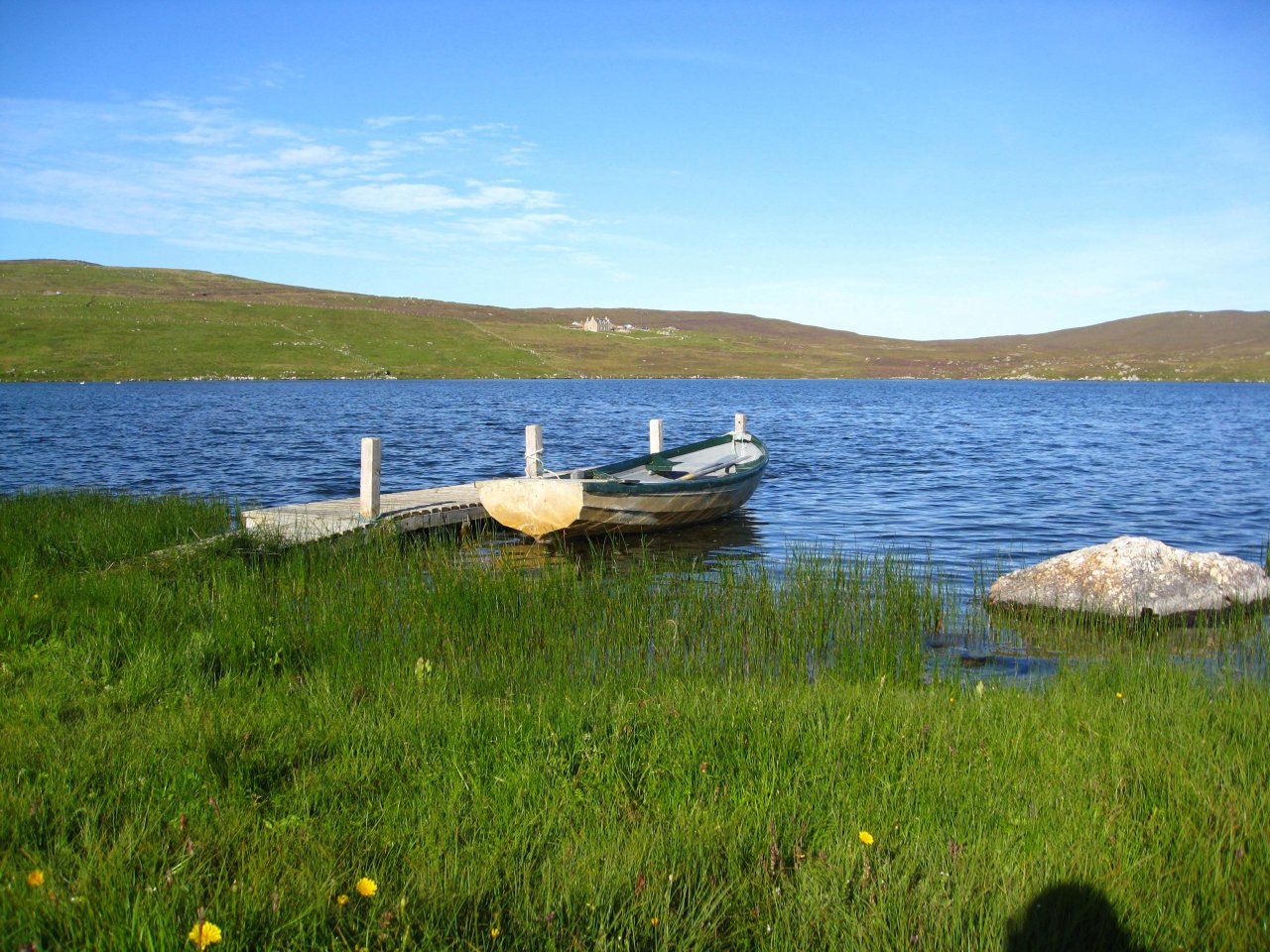 The boat waits patiently