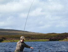 A hard fighting brown trout