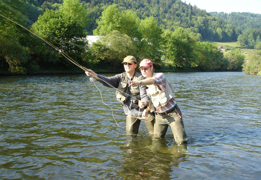 A guide is recommended if you are fishing for the first time