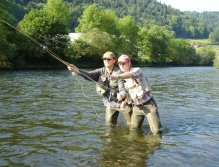 A guide is recommended if you are fishing for the first time