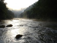 The rapids below Soubey